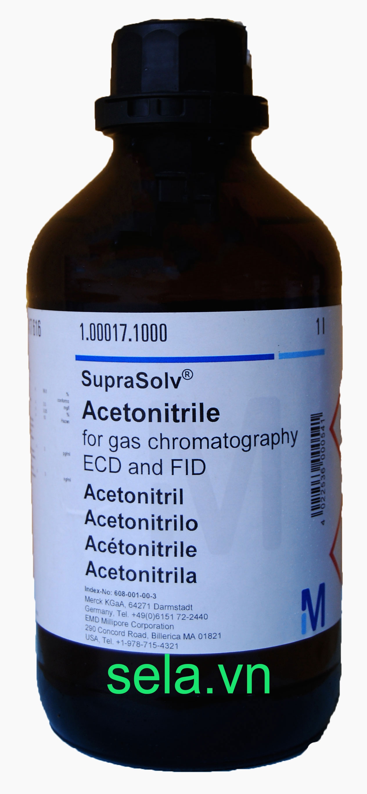 Acetonitrile for gas chromatography ECD and FID SupraSolv®