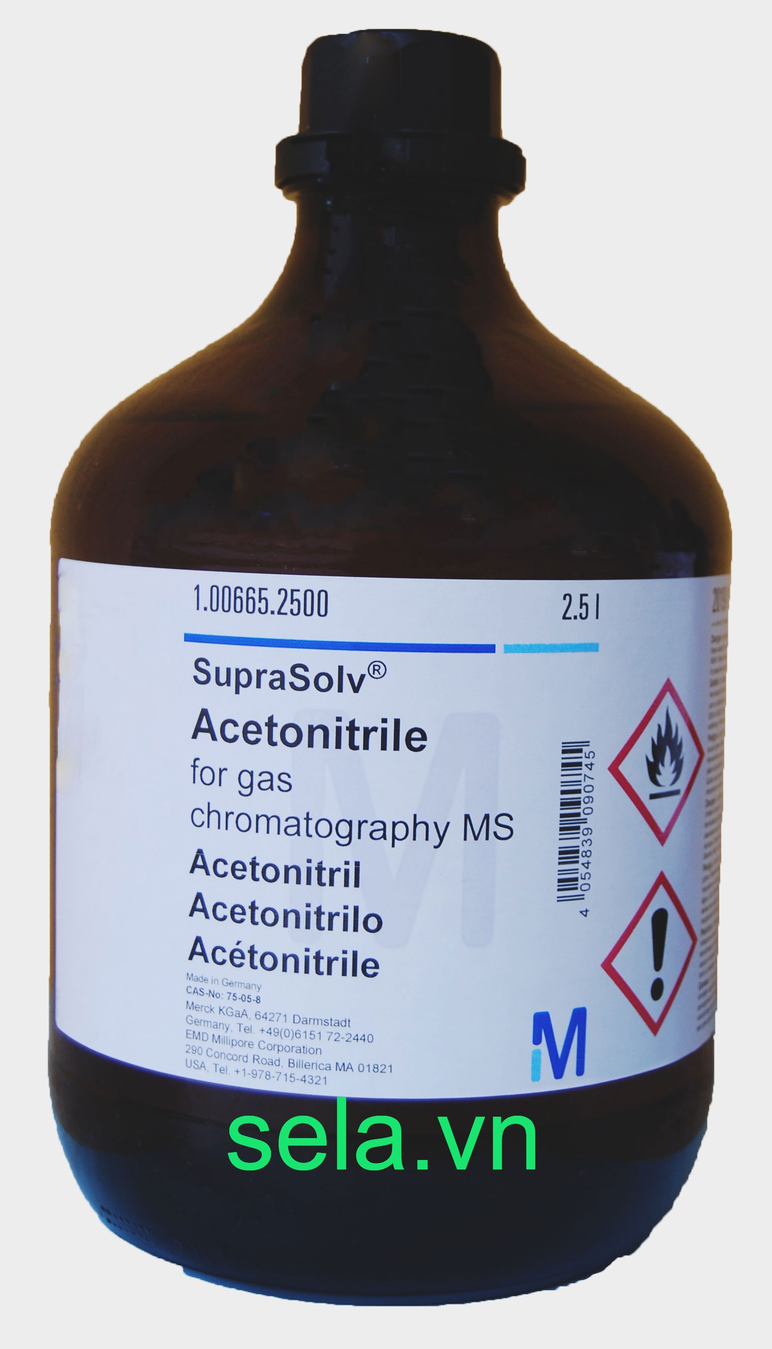 Acetonitrile for gas chromatography MS SupraSolv®