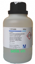Aluminium standard solution traceable to SRM from NIST Al(NO₃)₃ in HNO₃ 0.5 mol/l 1000 mg/l Al Certipur®
