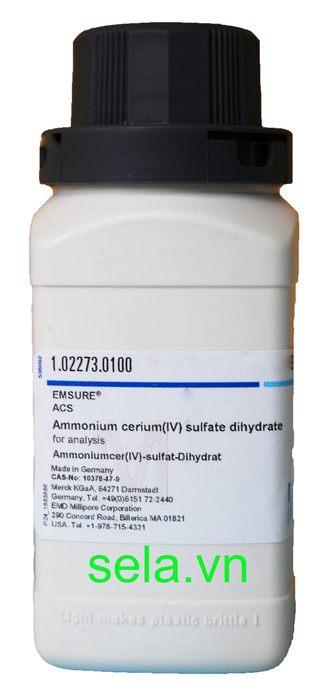 Ammonium cerium(IV) sulfate dihydrate for analysis EMSURE® ACS