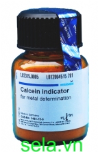 Calcein indicator for metal determination