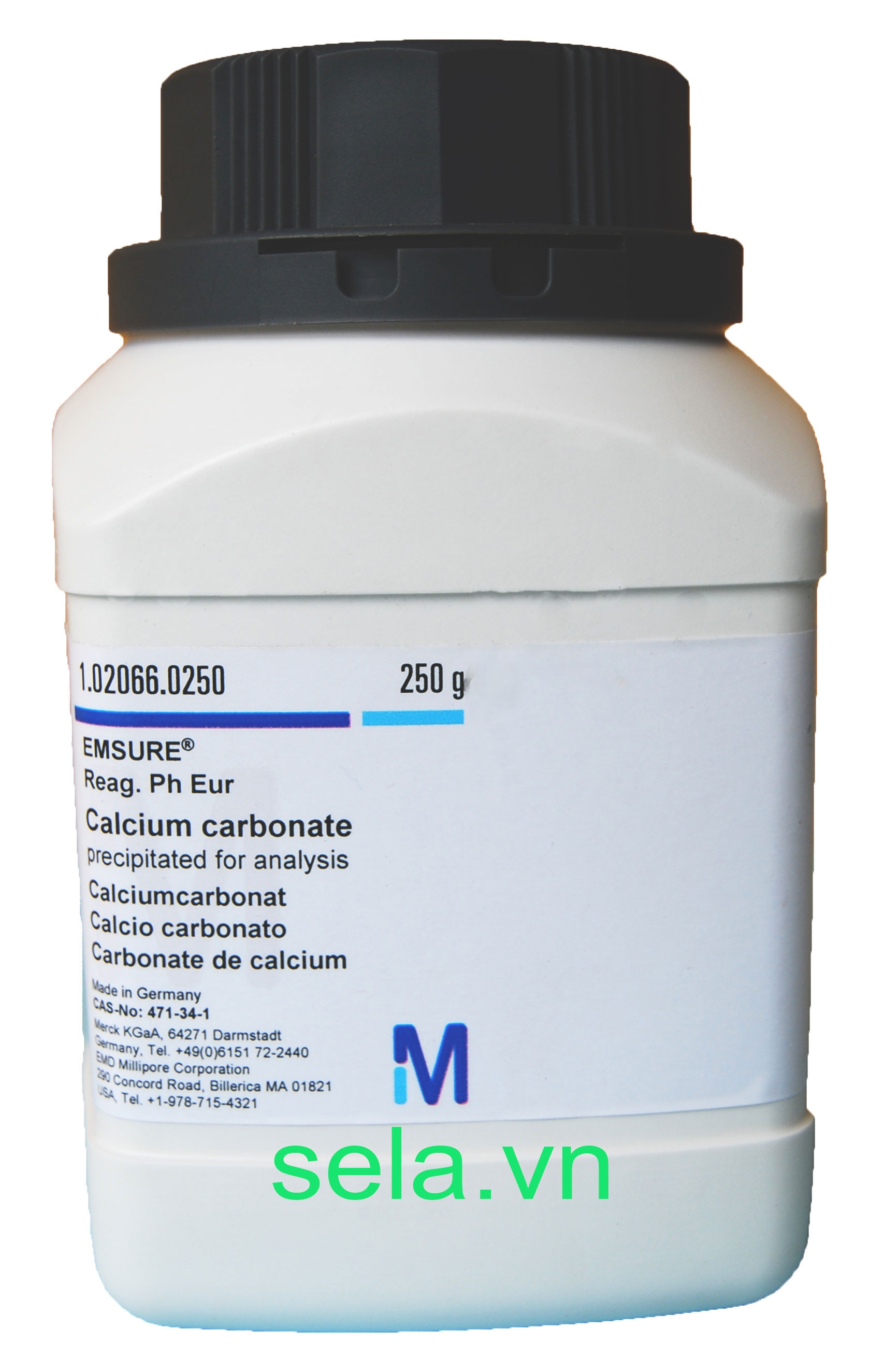 Calcium carbonate precipitated for analysis EMSURE® Reag. Ph Eur