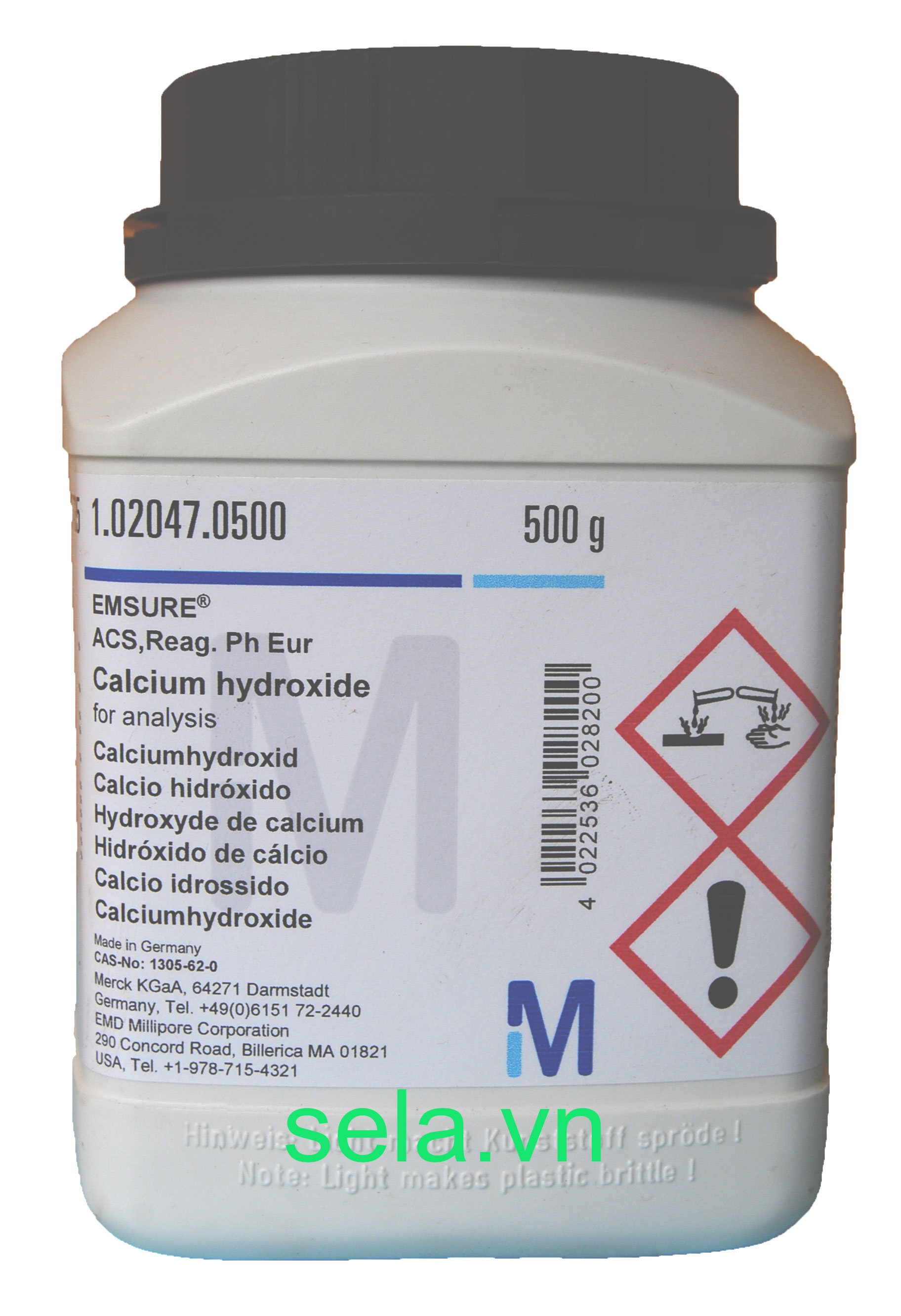 Calcium hydroxide for analysis EMSURE® ACS,Reag. Ph Eur