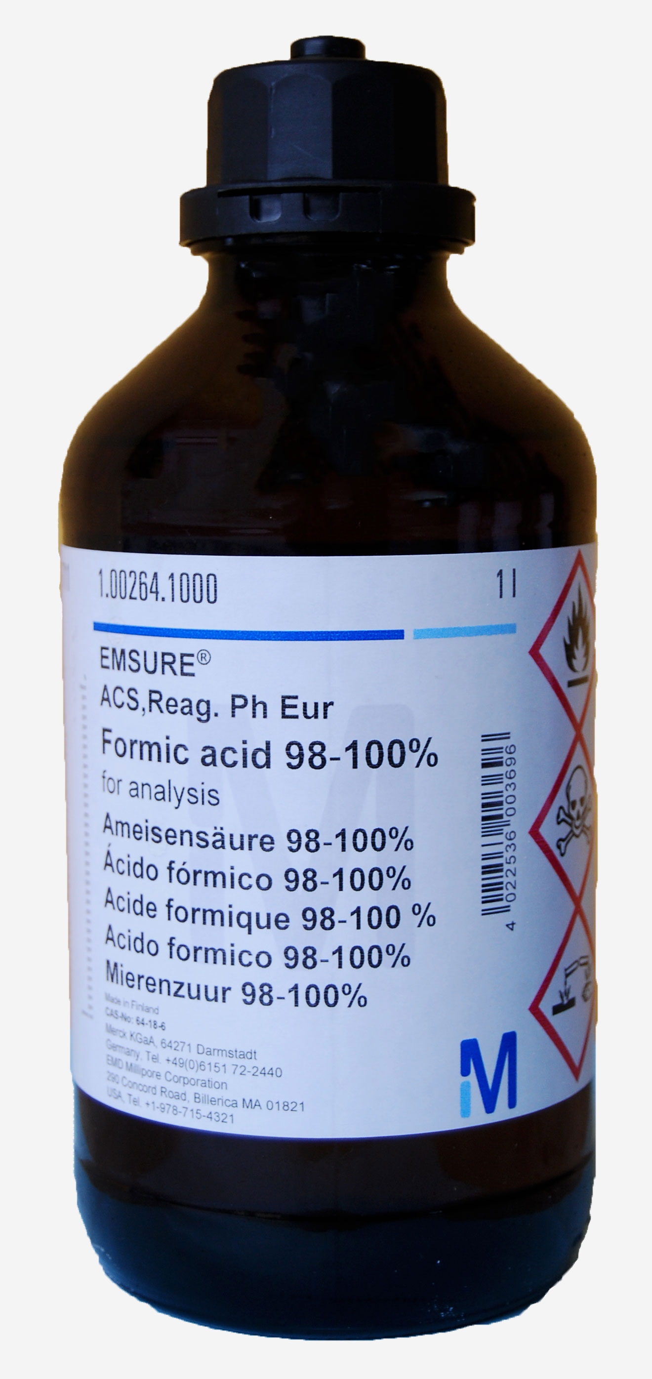 Formic acid 98-100% for analysis EMSURE® ACS,Reag. Ph Eur