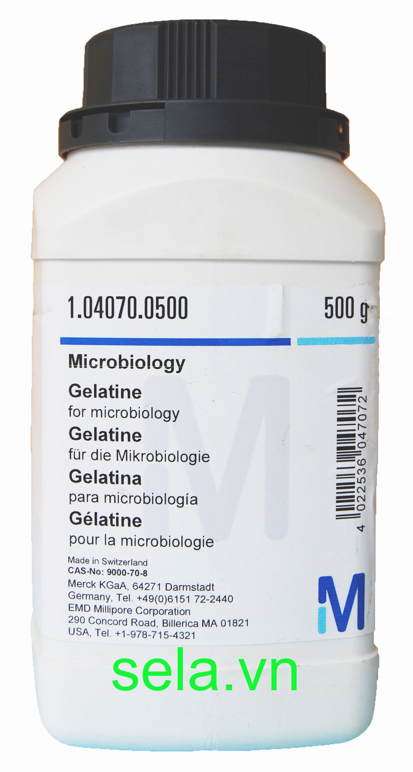 Gelatine for microbiology