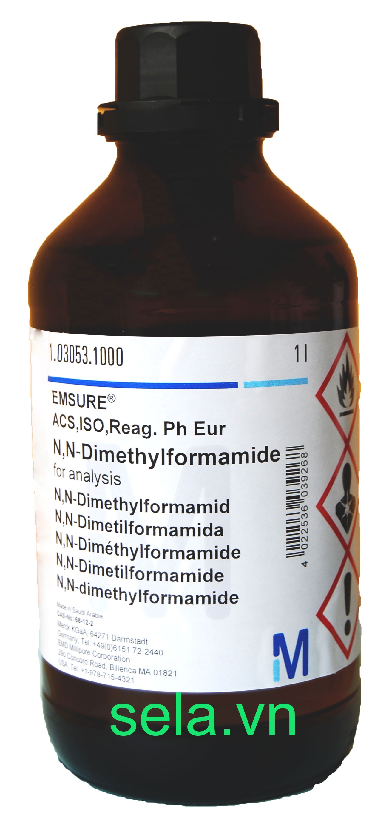N,N-Dimethylformamide for analysis EMSURE® ACS,ISO,Reag. Ph Eur