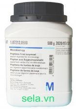 Peptone from soymeal papain-digested for microbiology