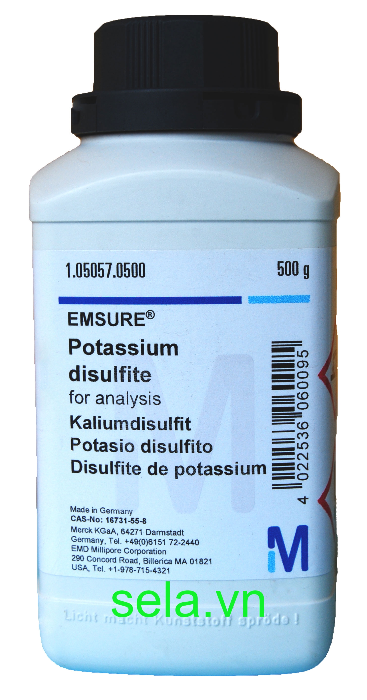 Potassium disulfite for analysis EMSURE®