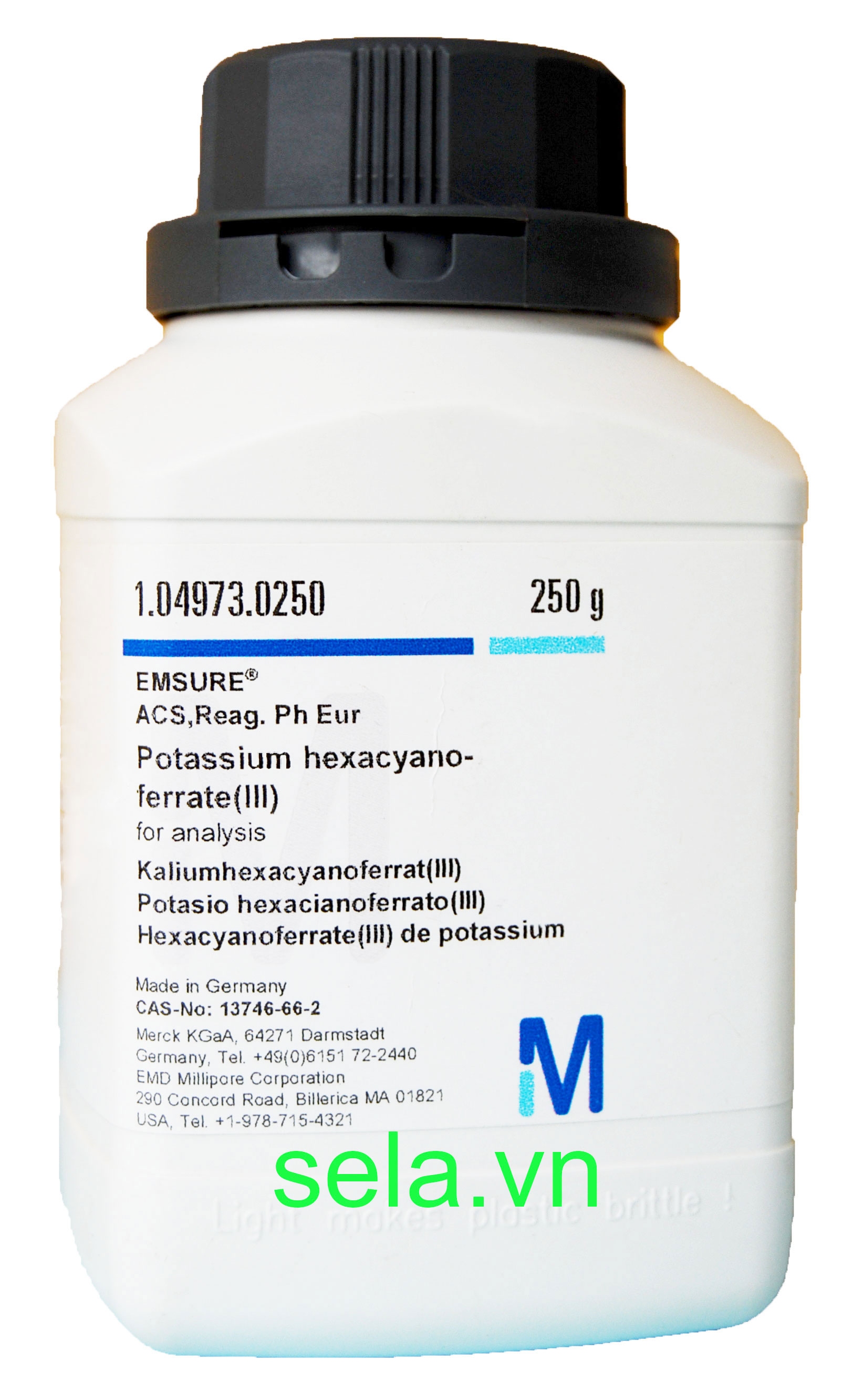 Potassium hexacyanoferrate(III) for analysis EMSURE® ACS,Reag. Ph Eur