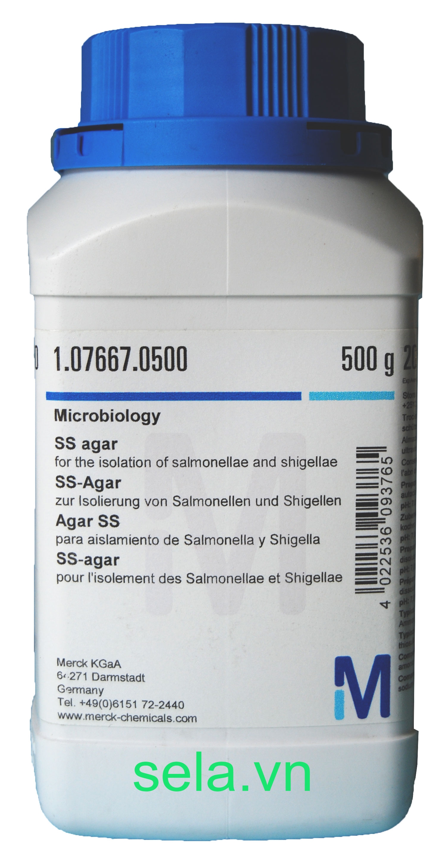SS agar for the isolation of salmonellae and shigellae
