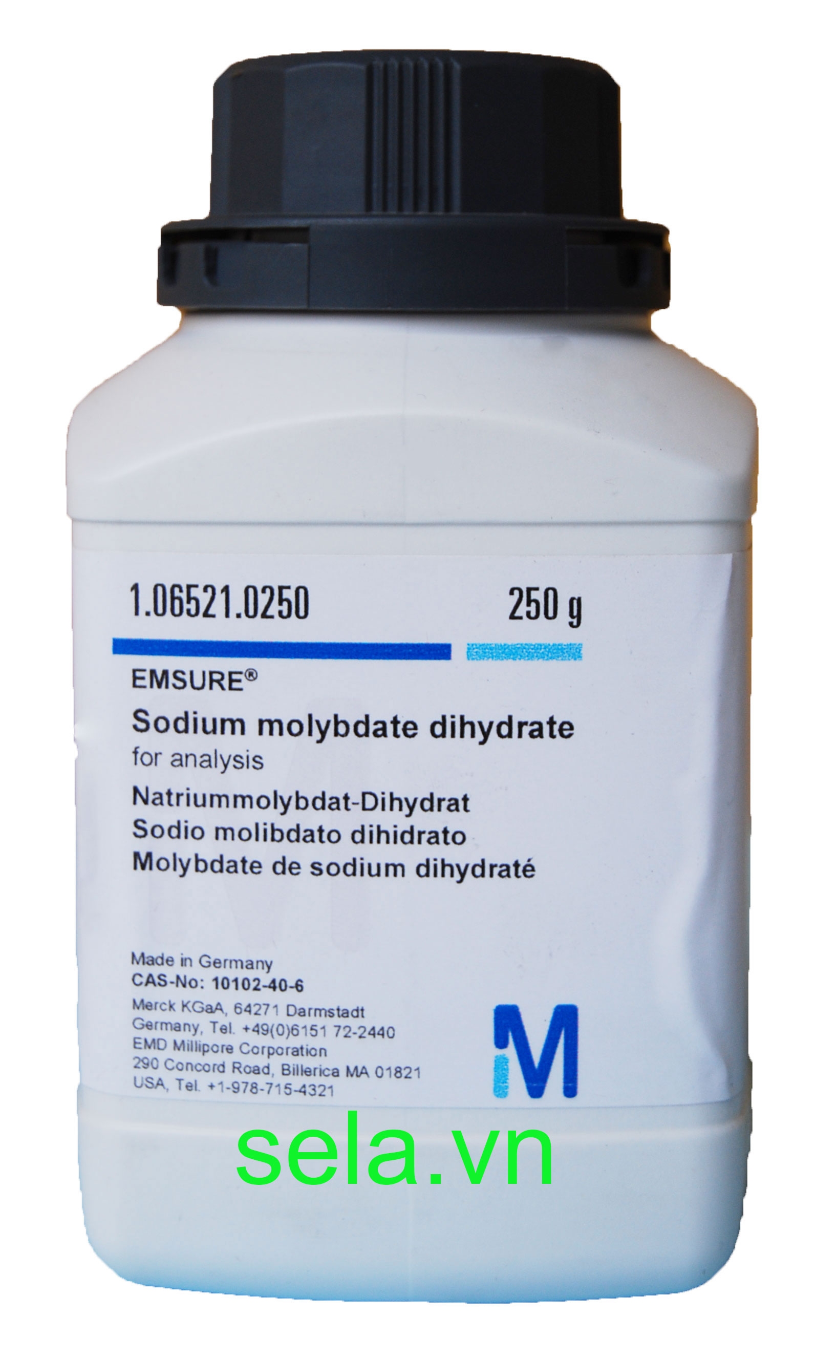 Sodium molybdate dihydrate for analysis EMSURE®