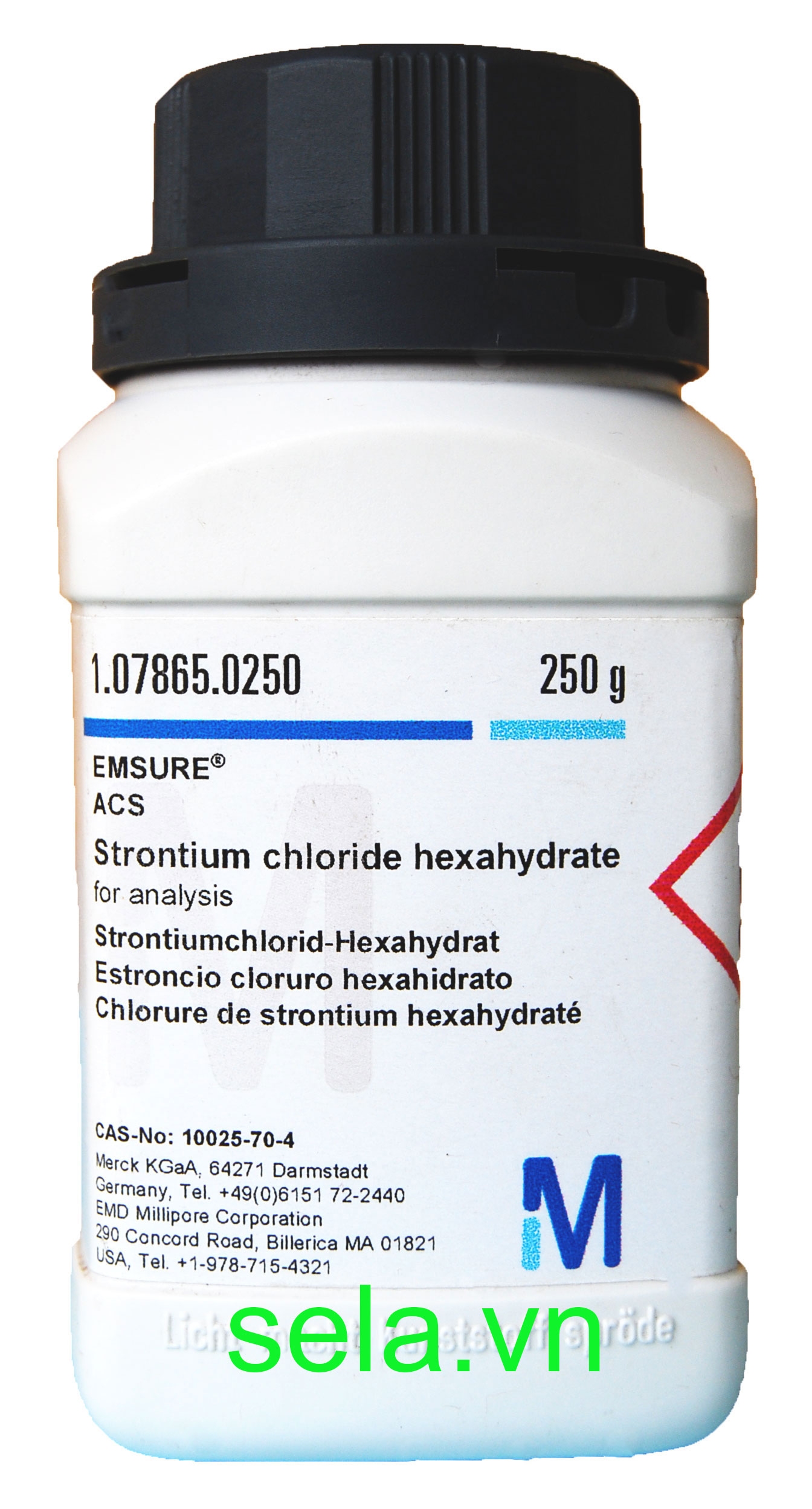 Strontium chloride hexahydrate for analysis EMSURE® ACS