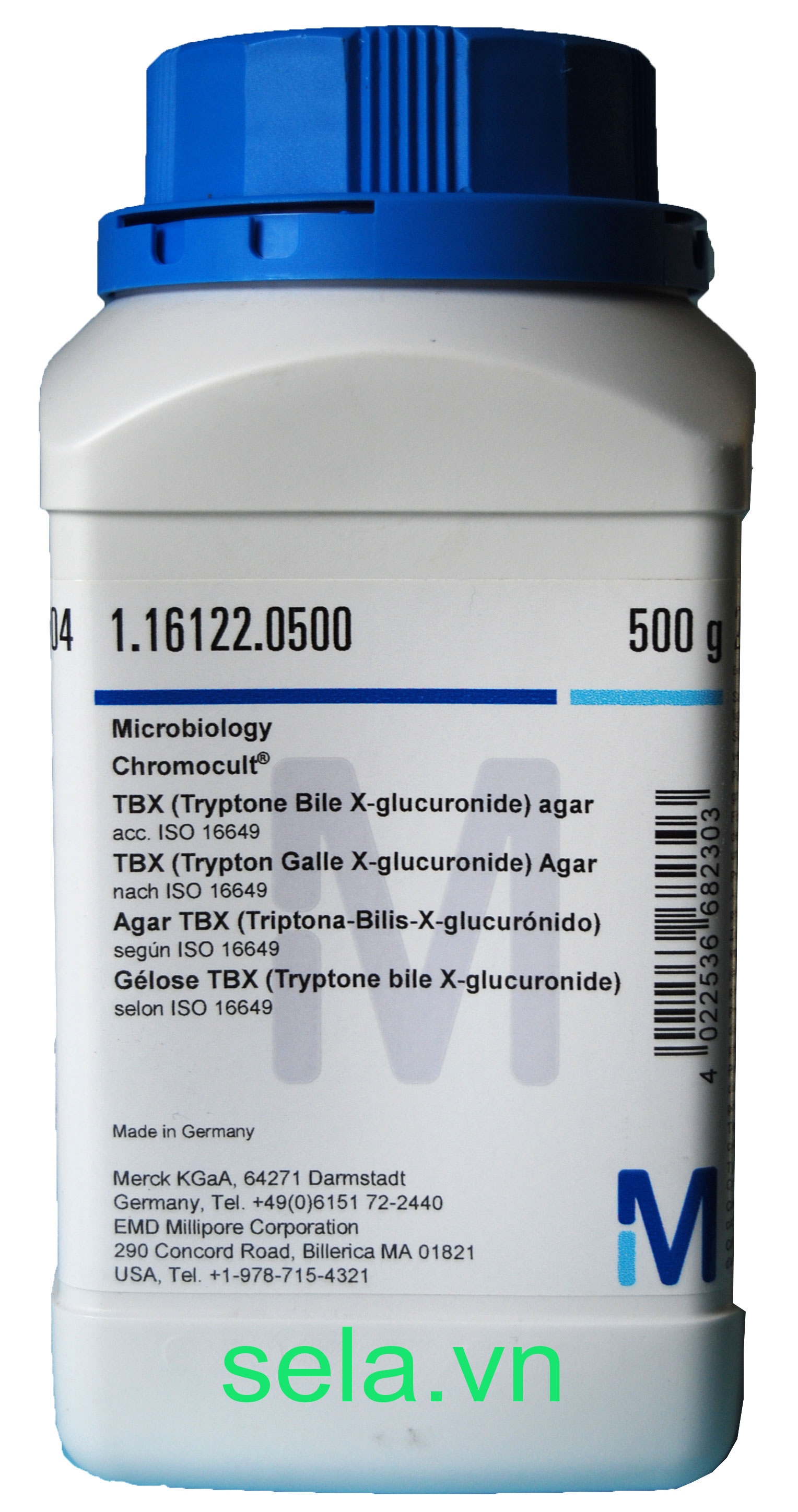 TBX (Tryptone Bile X-glucuronide) agar acc. ISO 16649