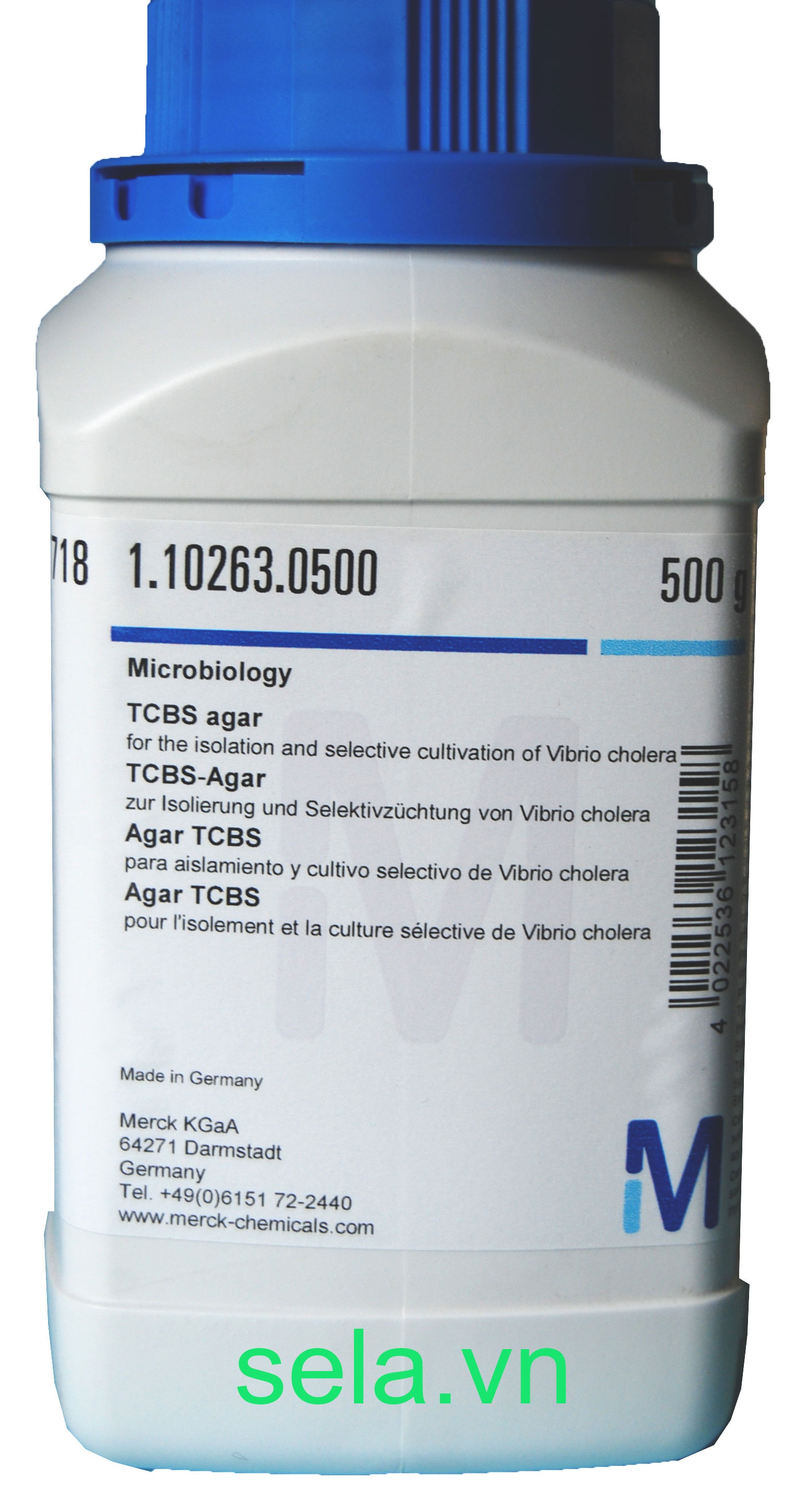 TCBS agar for the isolation and selective cultivation of Vibrio cholera