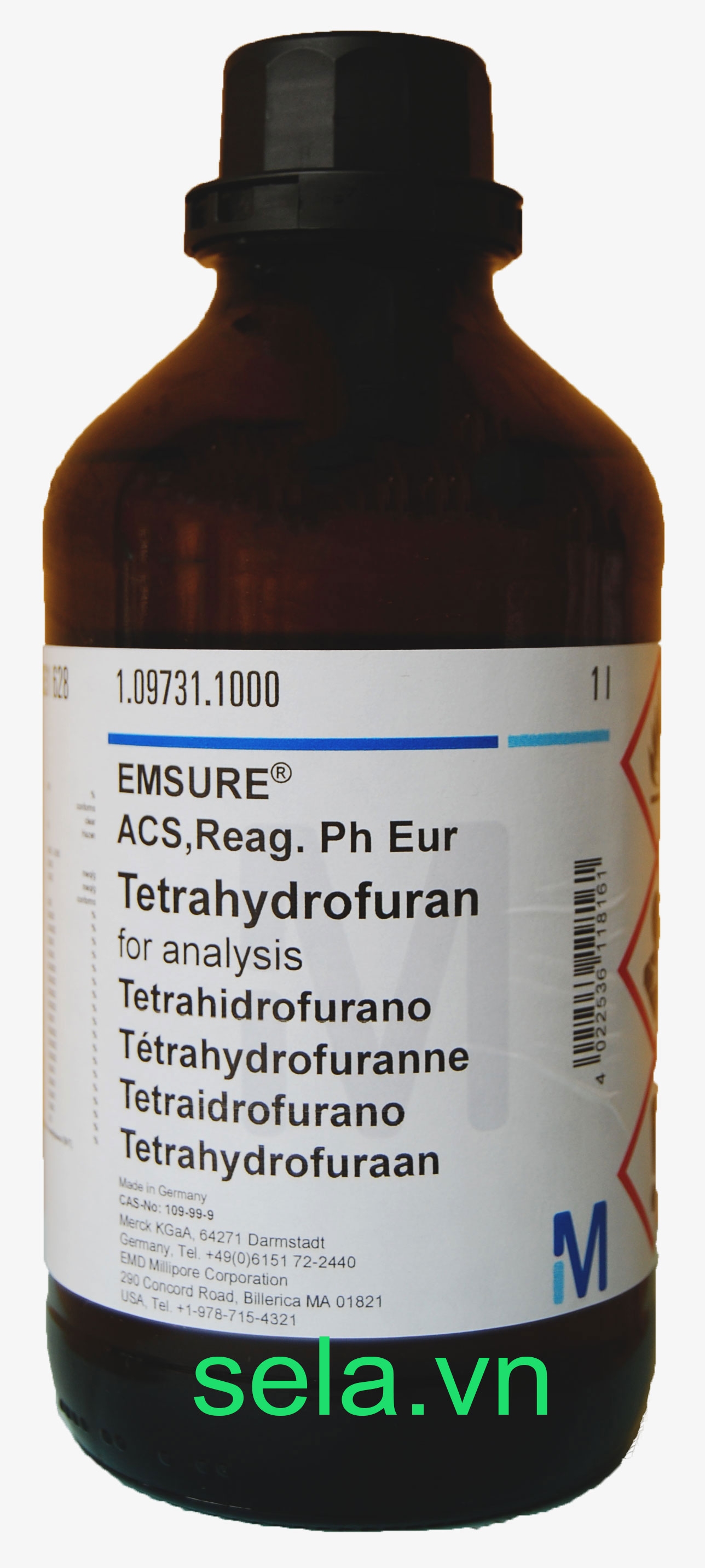 Tetrahydrofuran for analysis EMSURE® ACS,Reag. Ph Eur