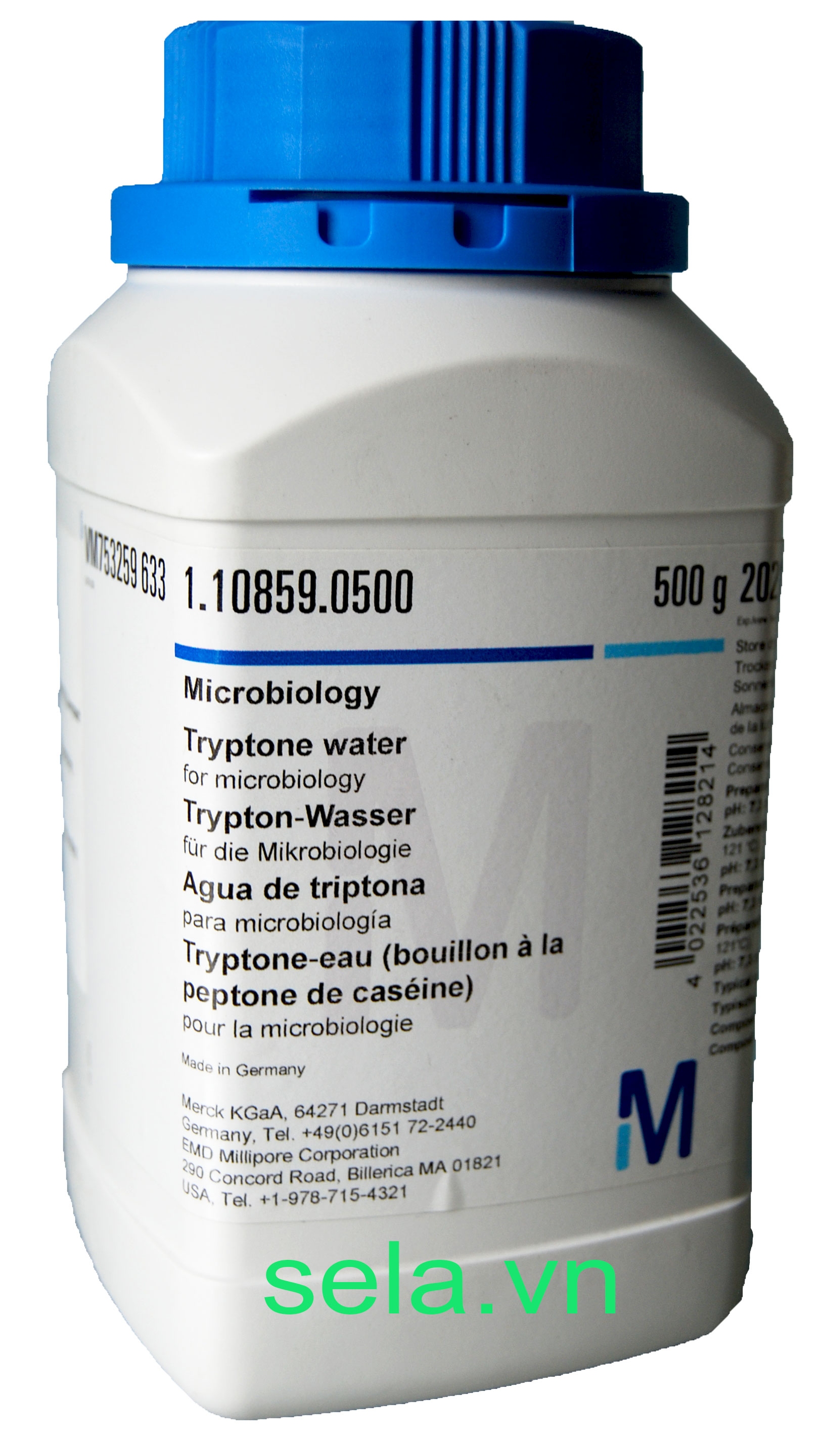 Tryptone water for microbiology