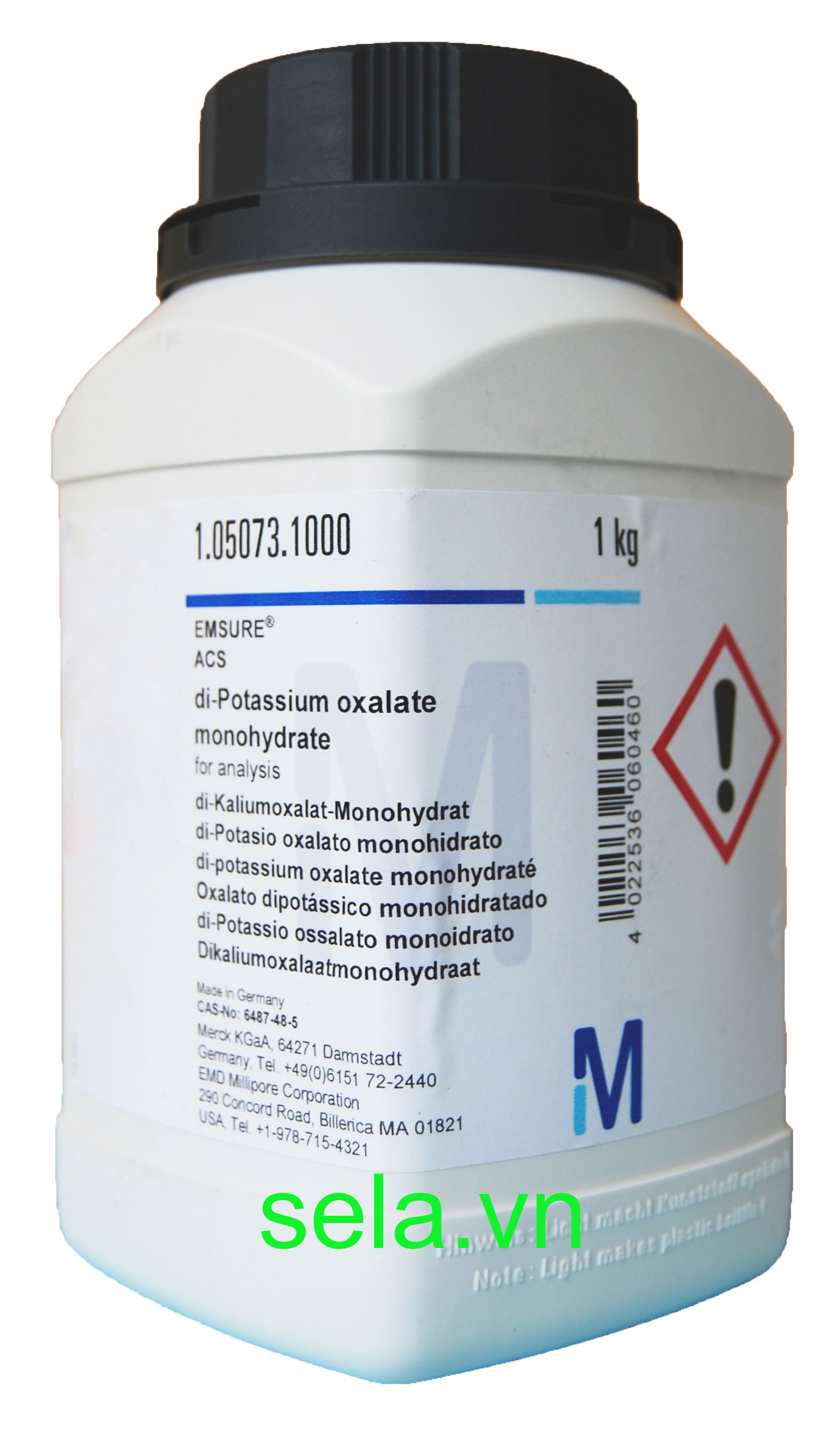 di-Potassium oxalate monohydrate for analysis EMSURE® ACS