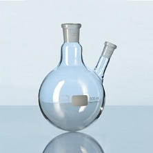 Bình cầu đáy tròn 2 cổ mài