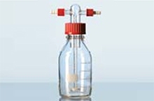 Bình sục khí nắp vặn có đĩa lọc