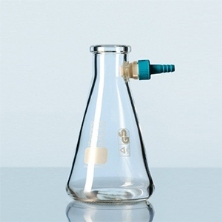 Bình tam giác có nhánh hút chân không bằng nhựa