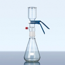 Bộ lọc có đệm PTFE và kẹp, có thể sử dụng đĩa lọc