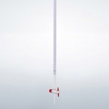 Burette thẳng, khóa PTFE đầu mài, loại AS