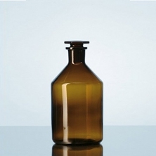 Chai cổ mài miệng hẹp nắp thủy tinh đầu bằng thủy tinh soda-lime