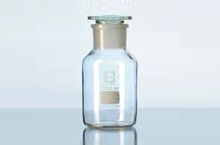 Chai cổ mài miệng rộng nắp thủy tinh đầu bằng