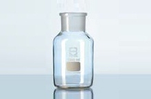 Chai trắng cổ mài miệng rộng không nút