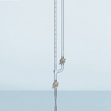 Micro burette khóa thủy tinh đầu mài loại as