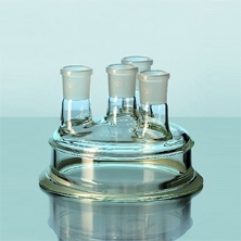 Nắp bình phản ứng 4 cổ mài 