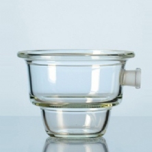 Thân bình hút ẩm có van dưới loại NOVUS, gờ bằng